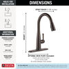 Touch<sub>2</sub>O® Technology Kitchen Faucet with Touchless Technology