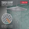 Single-Setting Metal Raincan Shower Head