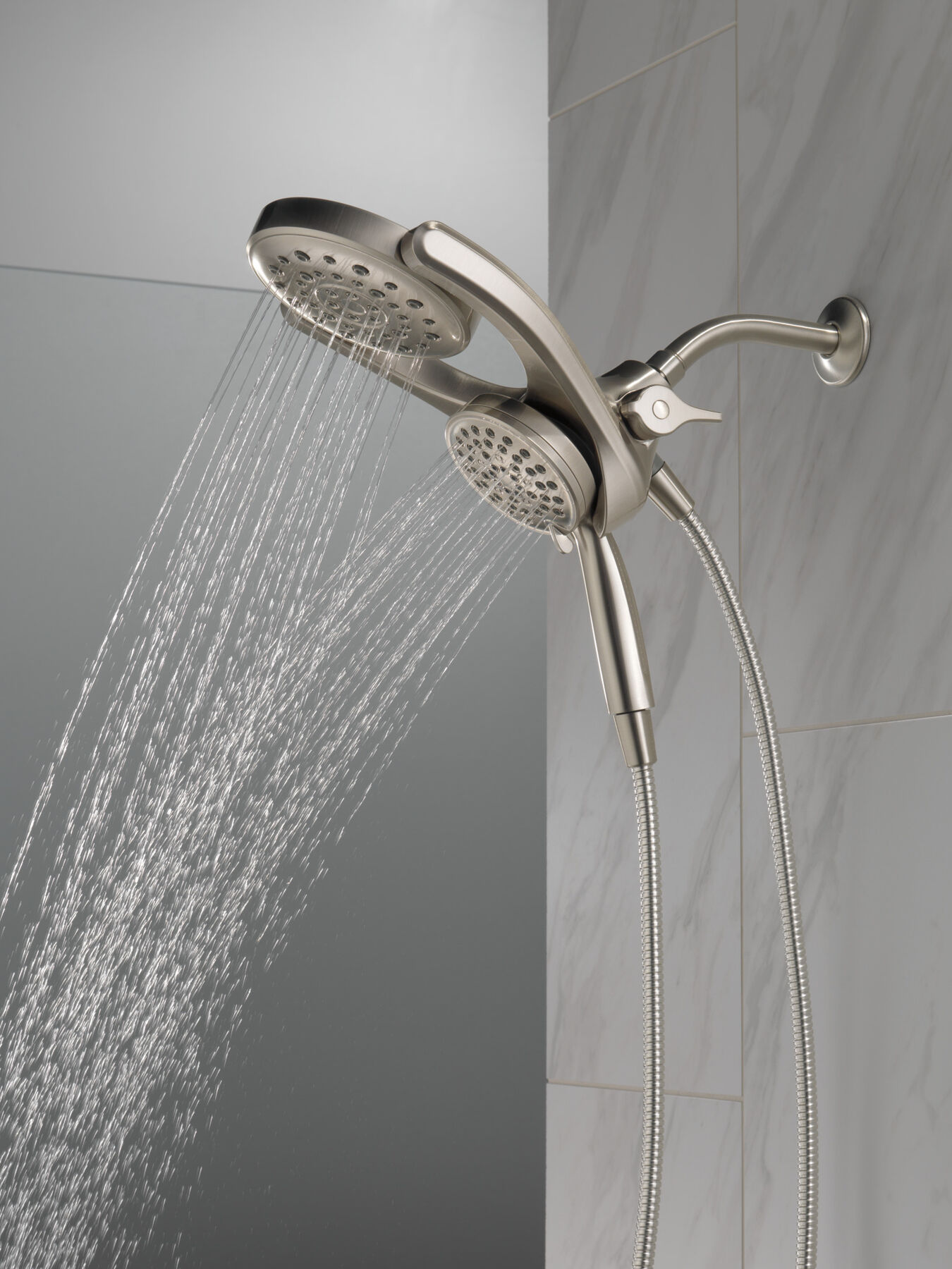 HydroRain® 4-Setting Two-in-One Shower Head (Recertified), image 13