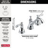 Two Handle Widespread Bathroom Faucet