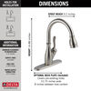 Single Handle Pull-Down Kitchen Faucet with ShieldSpray® Technology