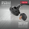 H<sub>2</sub>Okinetic® 5-Setting Contemporary Shower Head