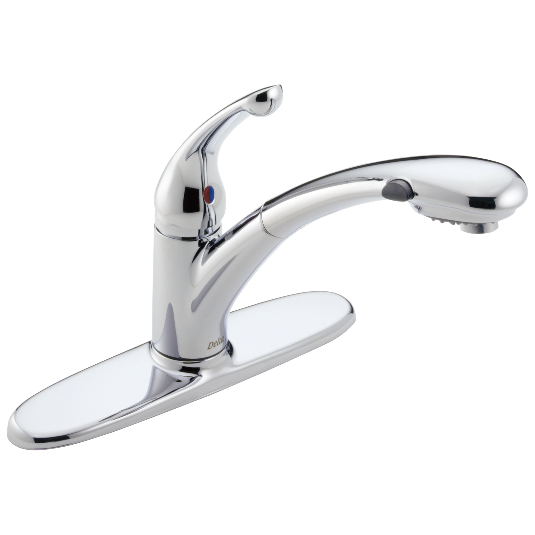 Single Handle Pull-Out Water-Efficient Kitchen Faucet
