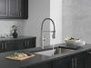 Single-Handle Pull-Down Spring Kitchen Faucet