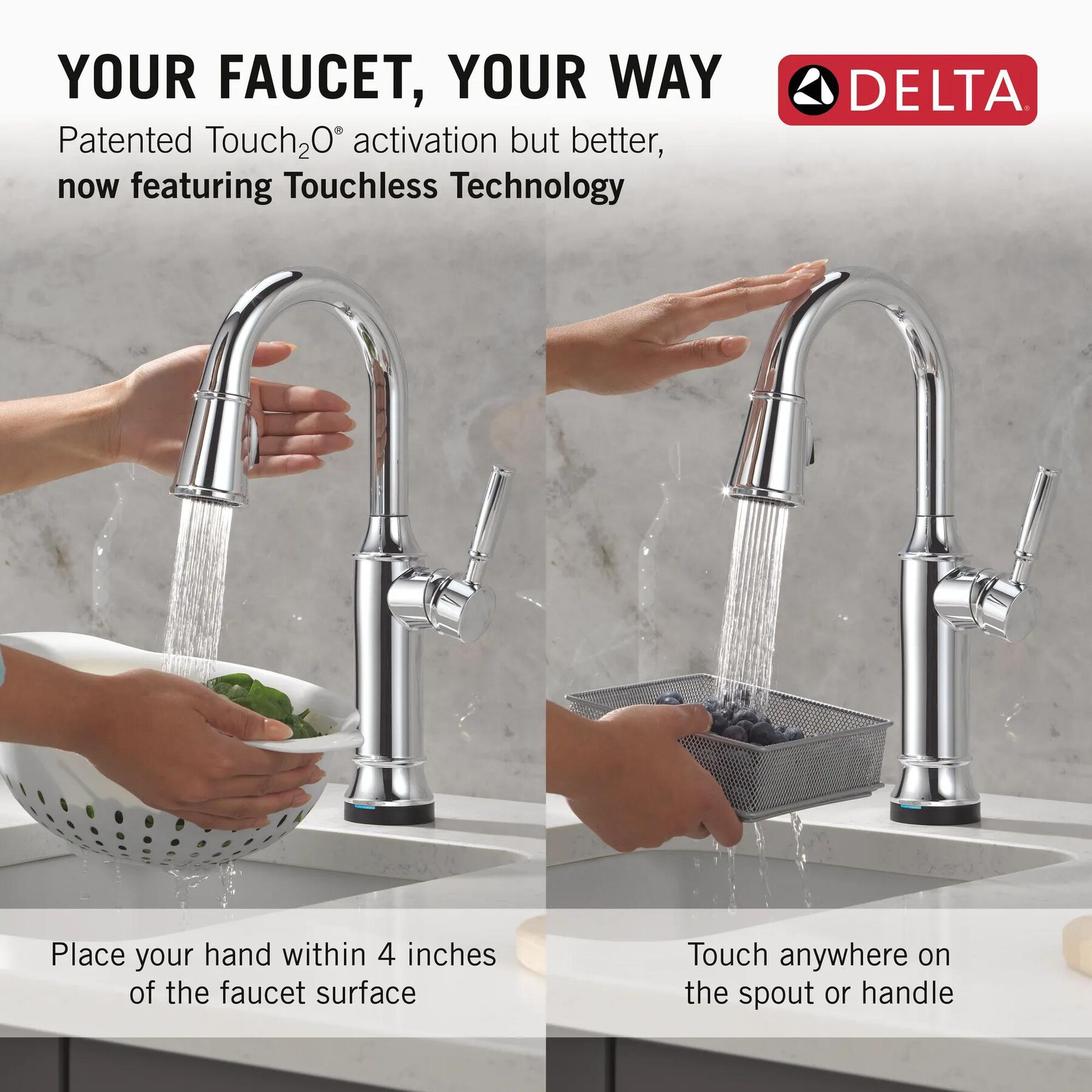 Touch2O&reg; Bar / Prep Faucet with Touchless Technology