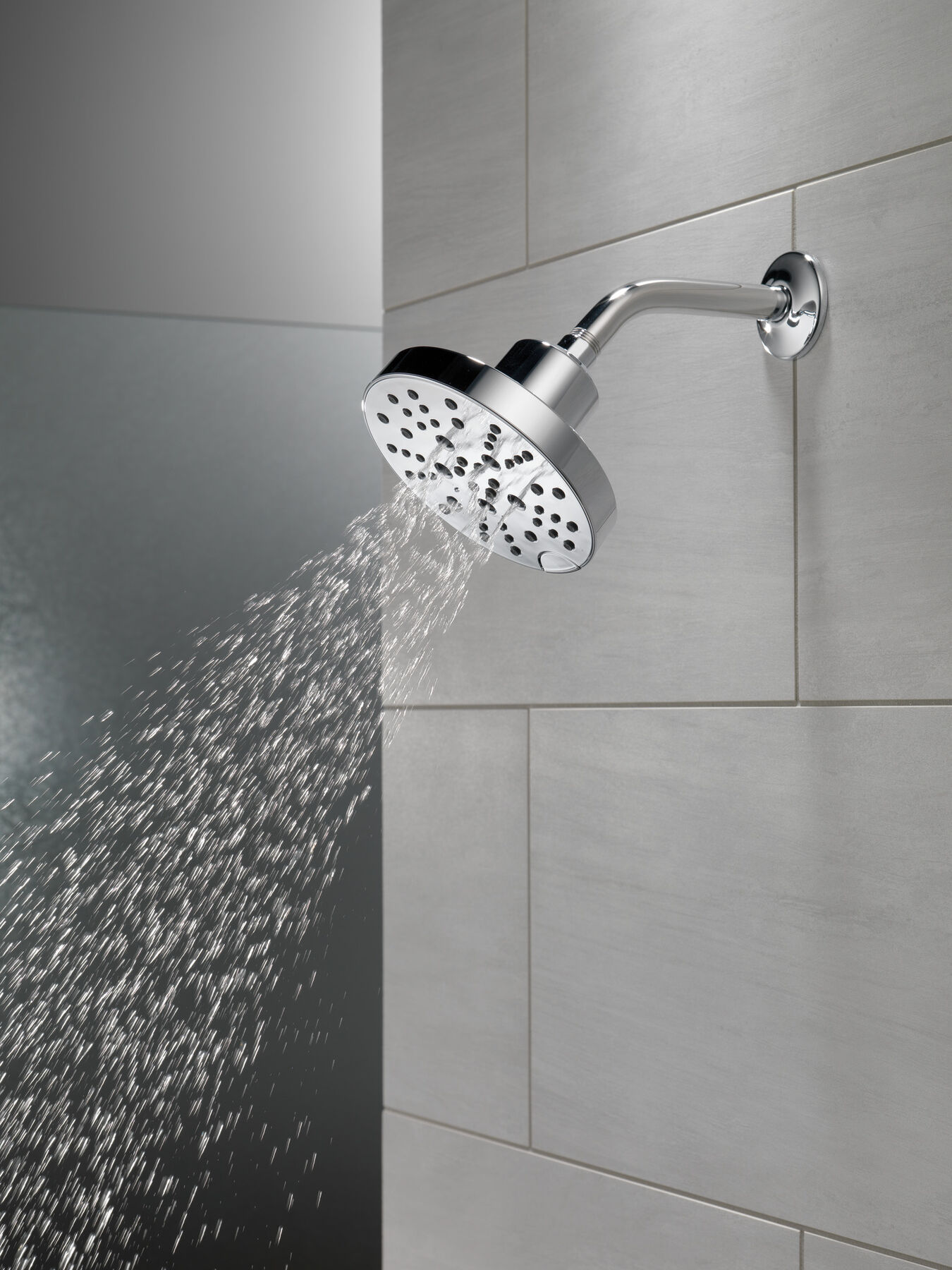 H<sub>2</sub>Okinetic&reg; 5-Setting Contemporary Raincan Shower Head