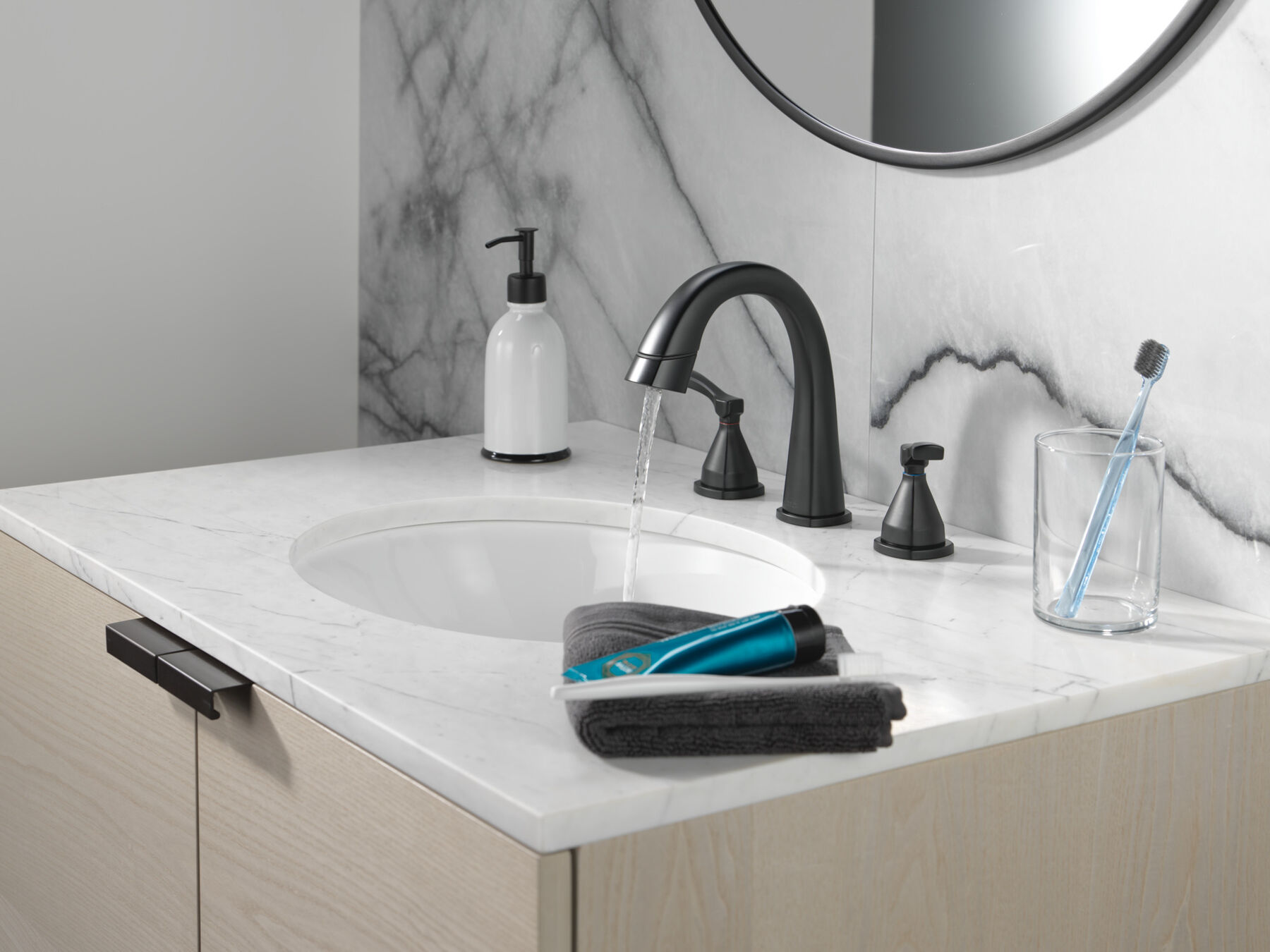 Two Handle Widespreadh Pull Down Bathroo (Recertified), image 5