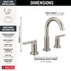 Two Handle Widespread Lavatory Faucet