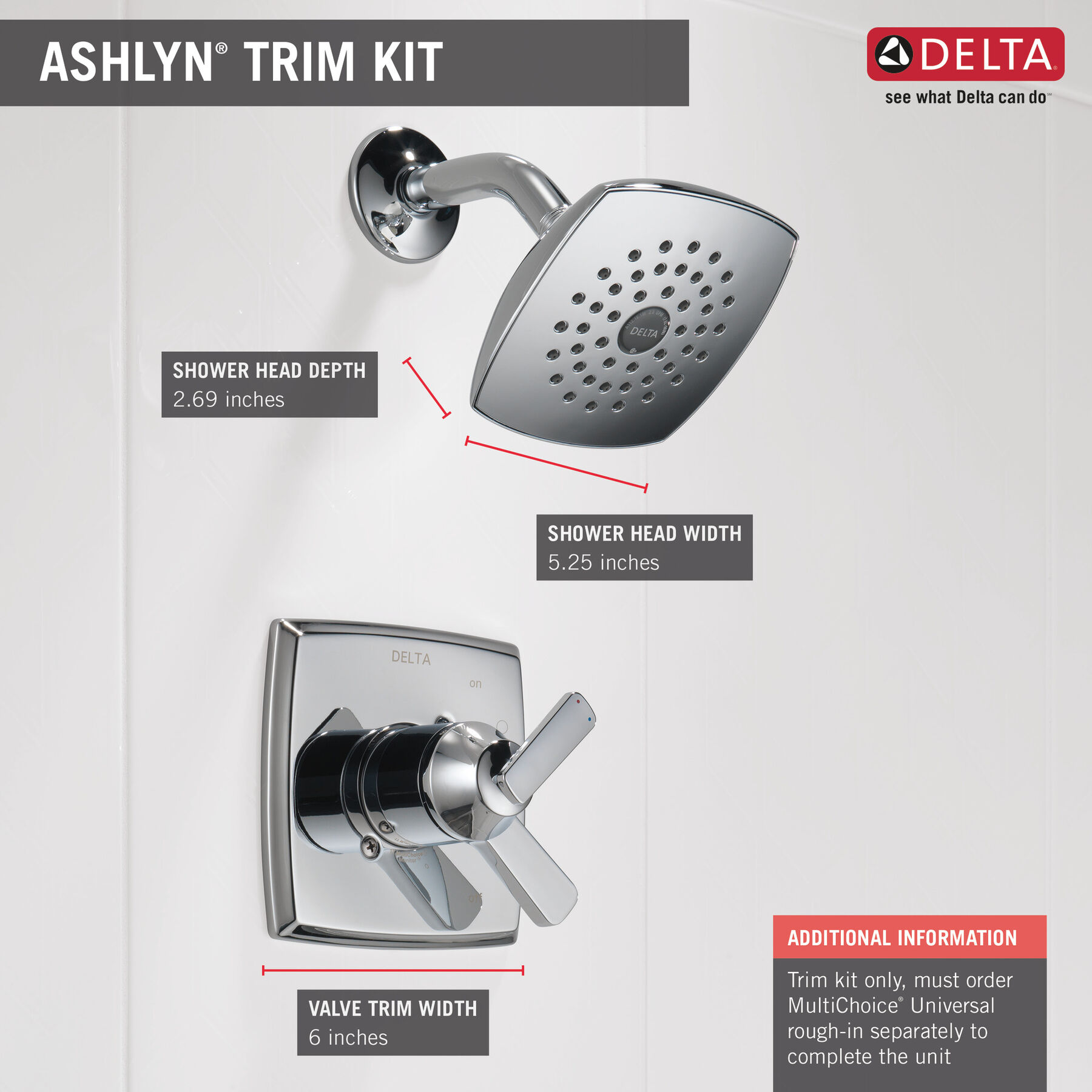 Monitor® 17 Series Shower Trim, image 4