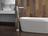 Single Handle Floor Mount Tub Filler Trim with Hand Shower