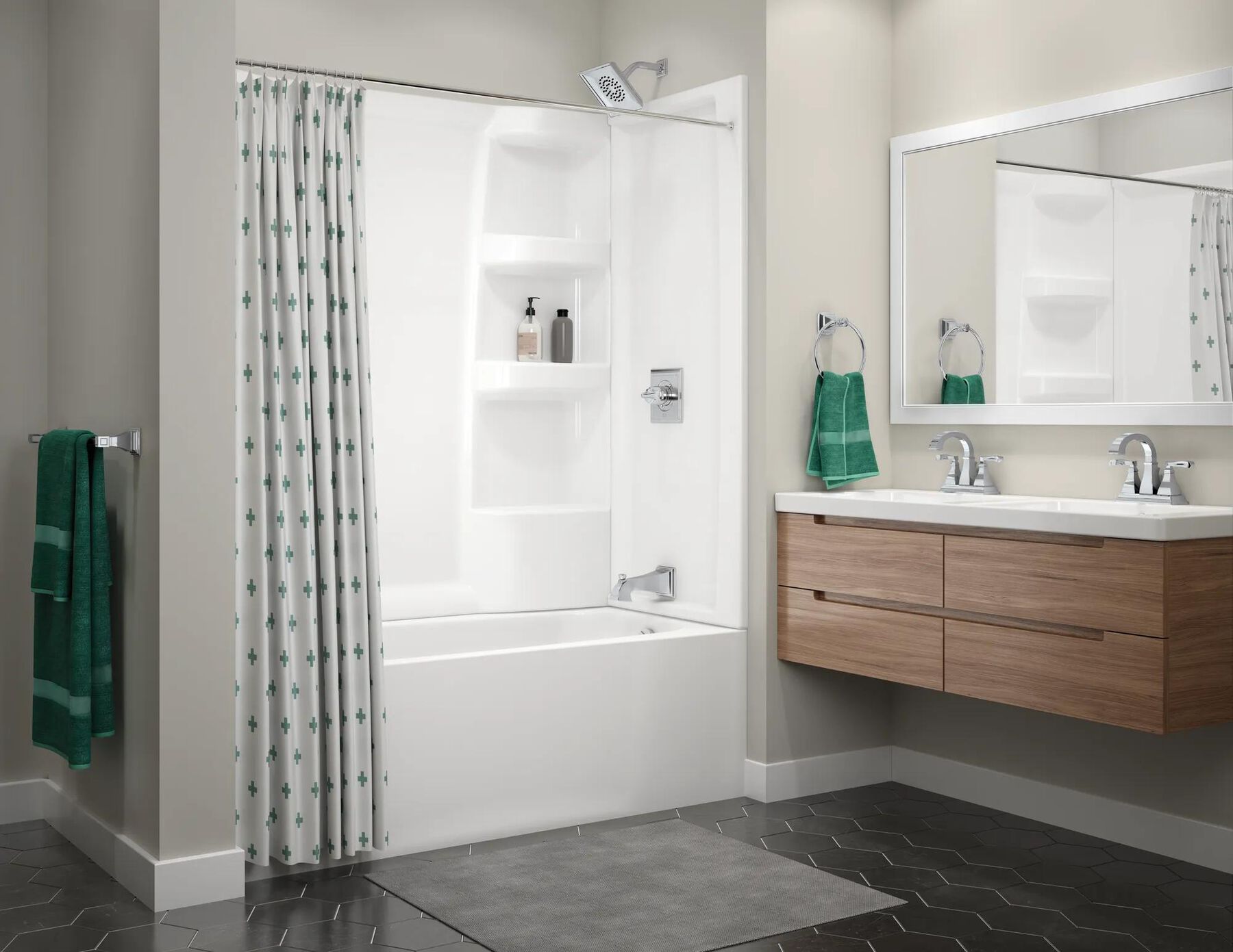 ProCrylic 60 in. x 30 in. Bathtub Surround