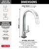 Single Handle Pull-Down Kitchen Faucet with Touch<sub>2</sub>O® Technology