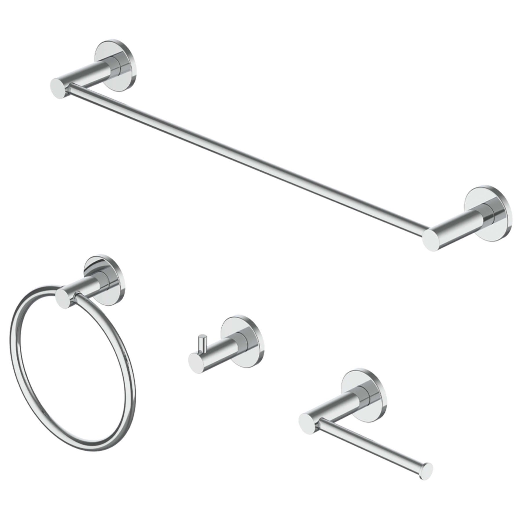 Round Bathroom Accessories Set