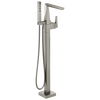 Single Handle Floor Mount Tub Filler Trim (Recertified)
