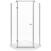 38" Frameless Neo Angle Shower Enclosure