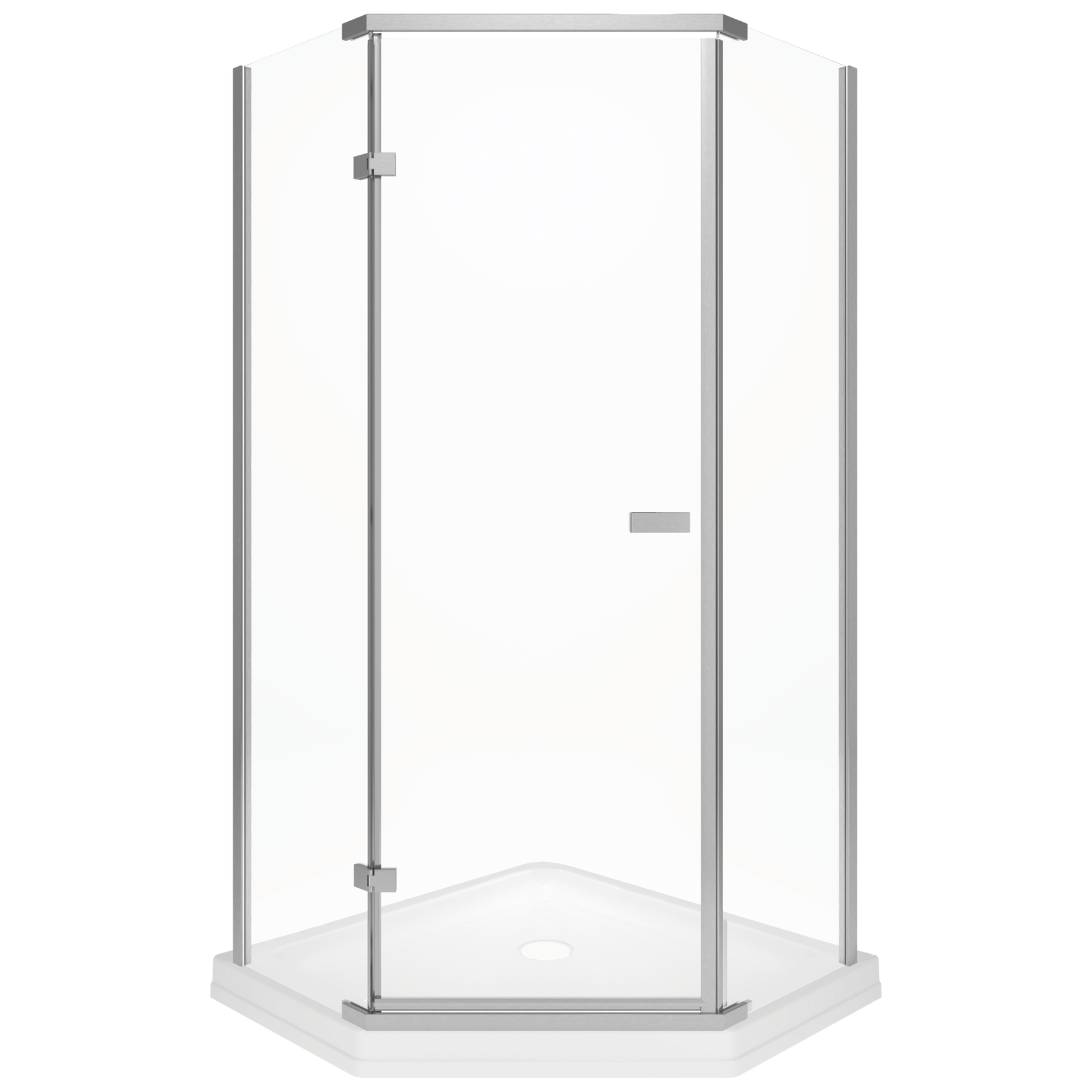 38" Frameless Neo Angle Shower Enclosure, image 11