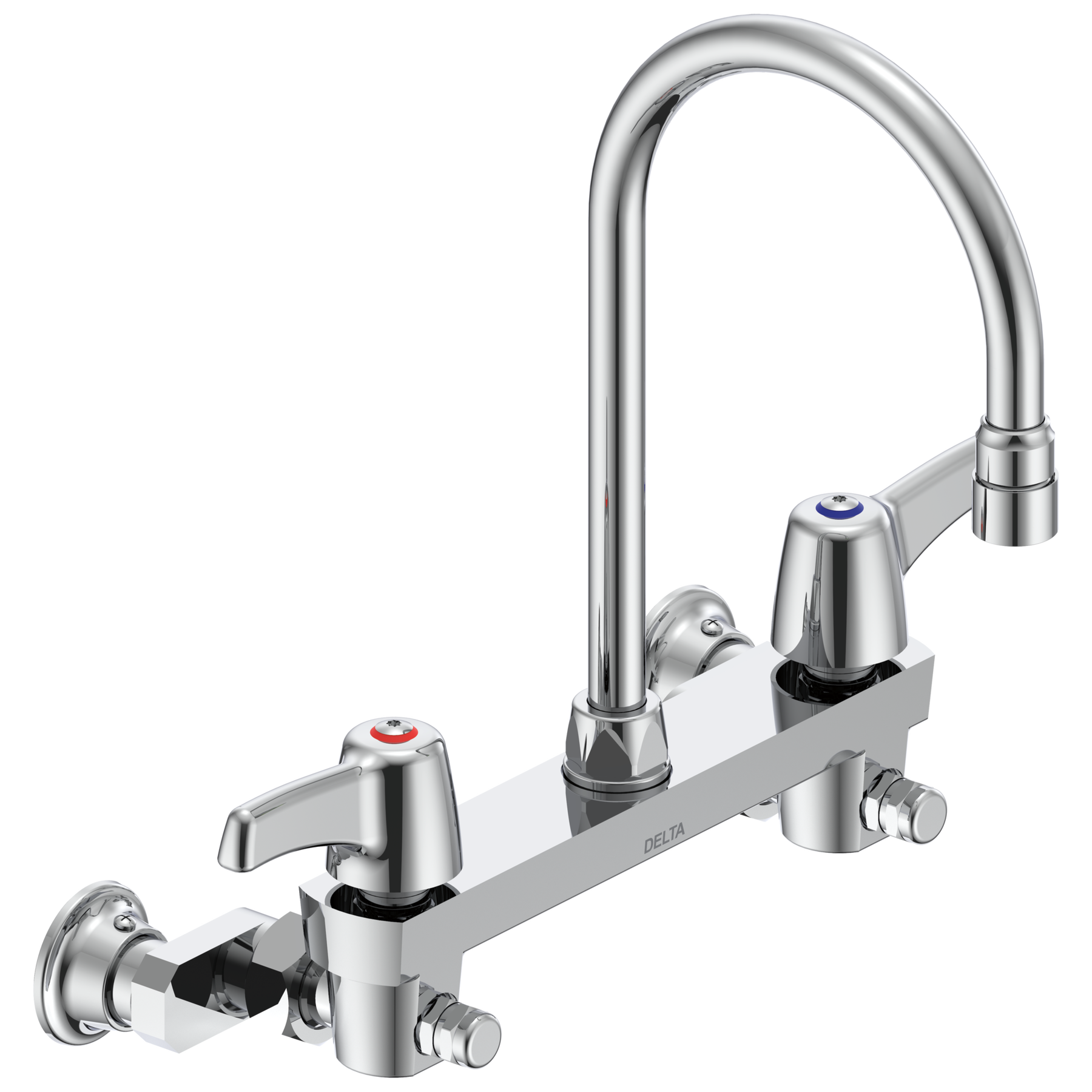 Two Handle 8 In Wallmount Service Sink Faucet