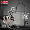 Single-Handle Pull-Down Spring Kitchen Faucet