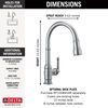Single Handle Pull-Down Kitchen Faucet