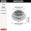4" Tile-In Round Shower Drain