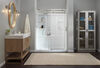 60 x 32" Curved Alcove Shower Base with Left Drain