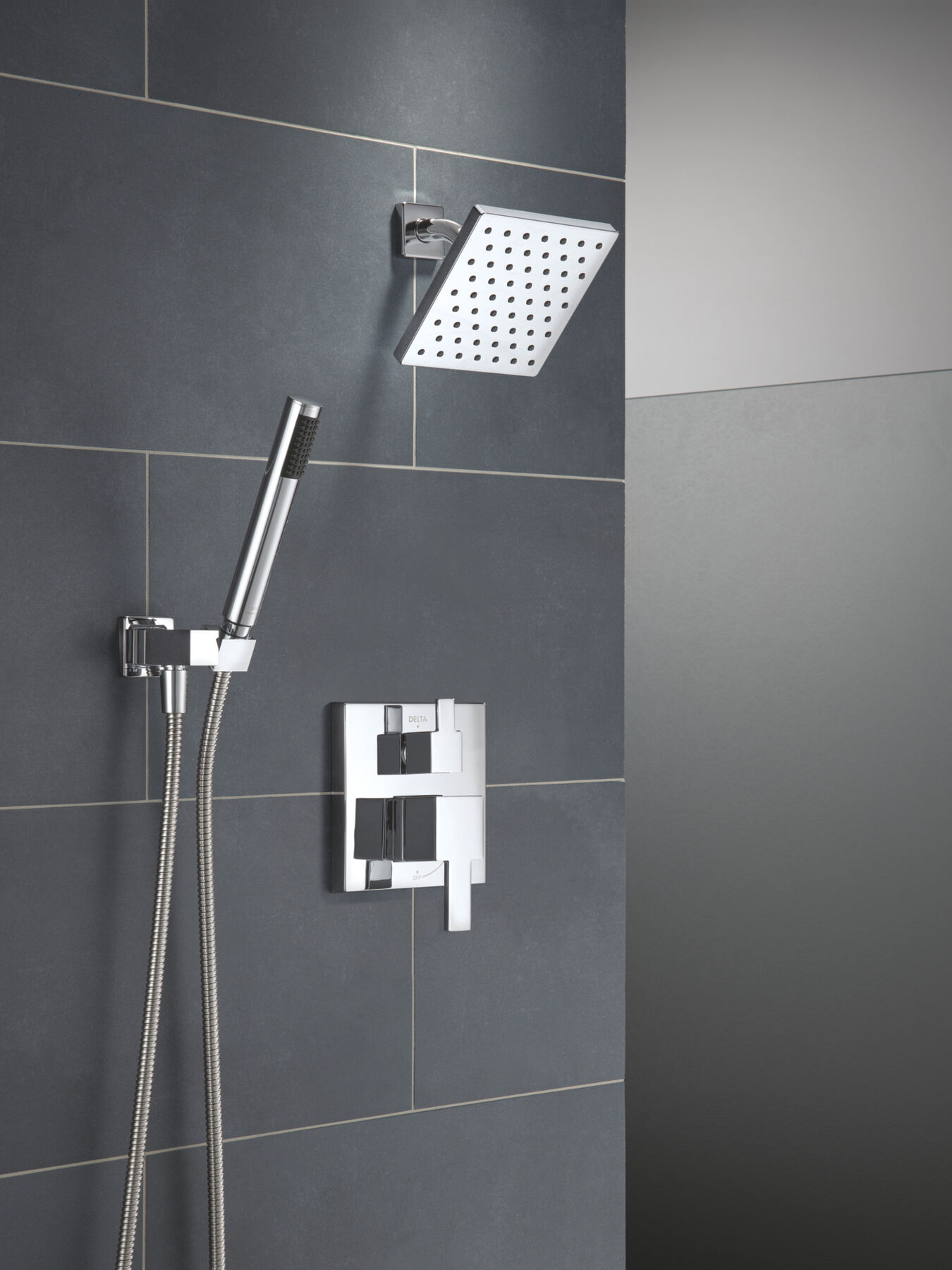 14S Shower Trim w Fixed Head & Hand Shower