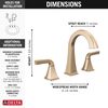 Two Handle Widespread Bathroom Faucet (Recertified)