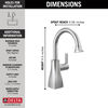 Contemporary Square Beverage Faucet