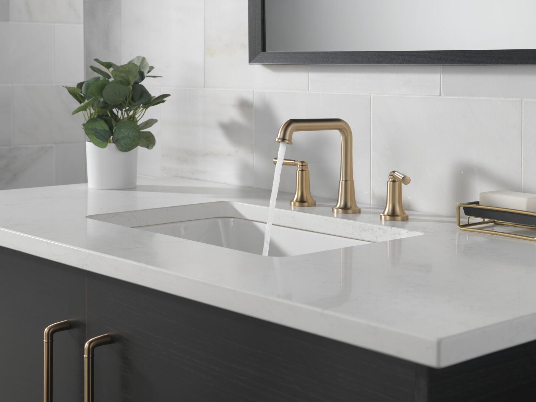 Two Handle Widespread Bathroom Faucet (Recertified), image 2