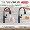 Touch<sub>2</sub>O® Technology Kitchen Faucet with Touchless Technology