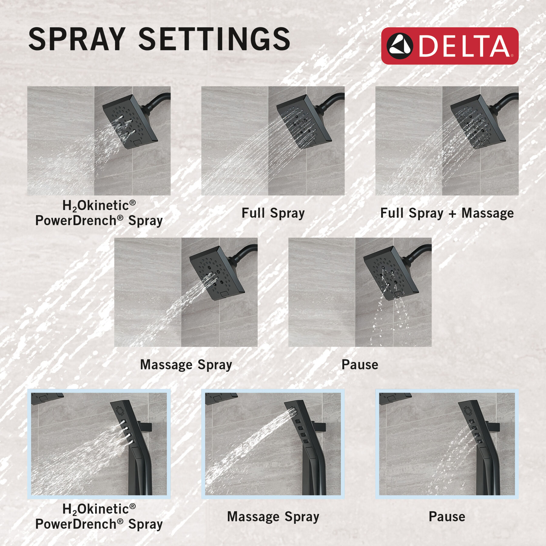 3-Setting Custom Shower Bundle, image 1