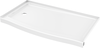 60 x 32" Curved Alcove Shower Base with Left Drain
