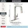 Single-Handle Pull-Down Kitchen Faucet