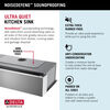 36” Workstation Undermount Single Bowl 16 Gauge Stainless Steel Farmhouse Apron Front Kitchen Sink with WorkFlow™ Ledge and Accessories