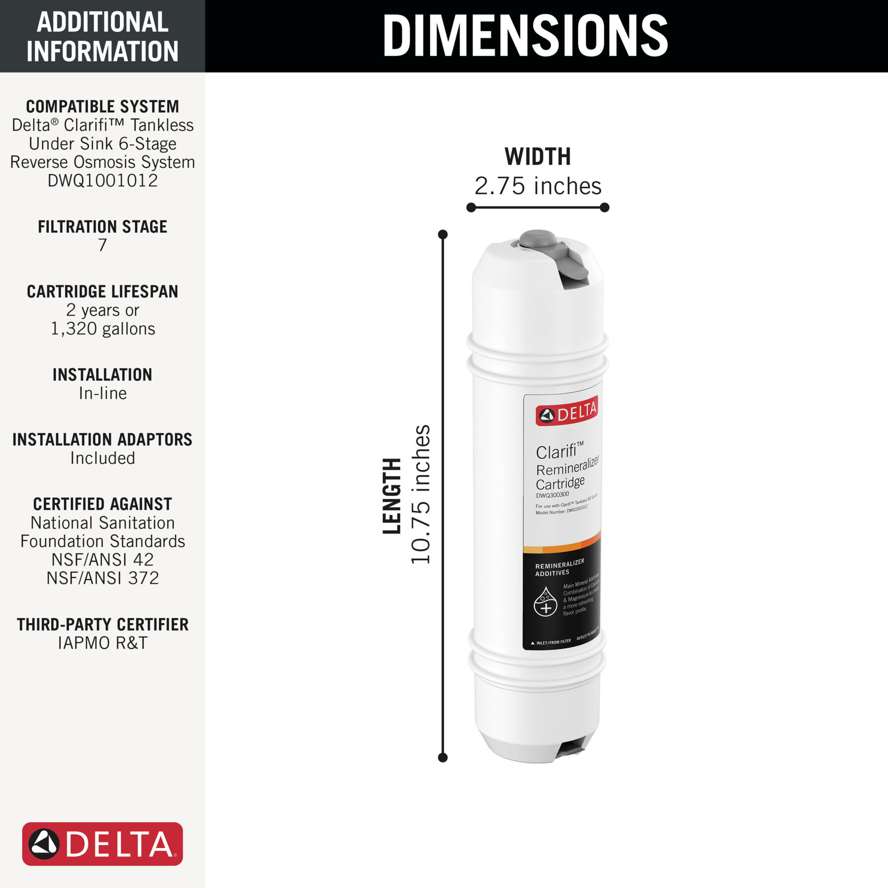 Reverse Osmosis Remineralization Cartridge, image 4
