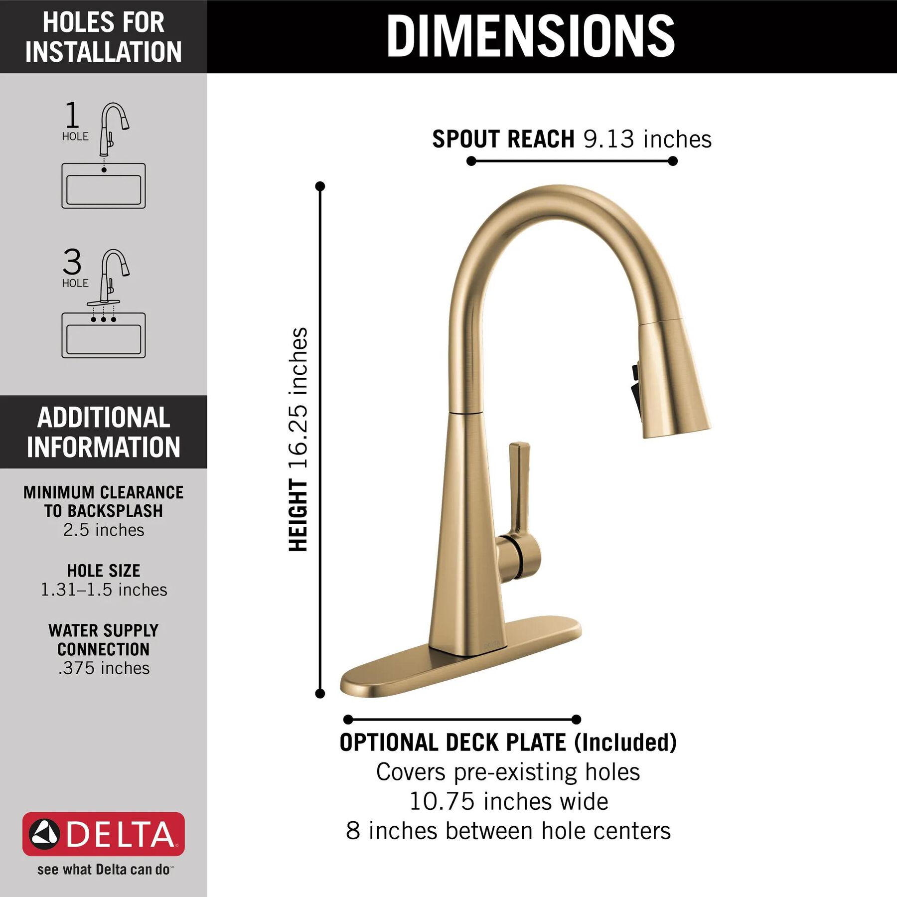 Pull-Down Kitchen Faucet (Recertified)