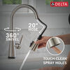 Single Handle Pull-Down Kitchen Faucet with Touch<sub>2</sub>O® and ShieldSpray® Technologies