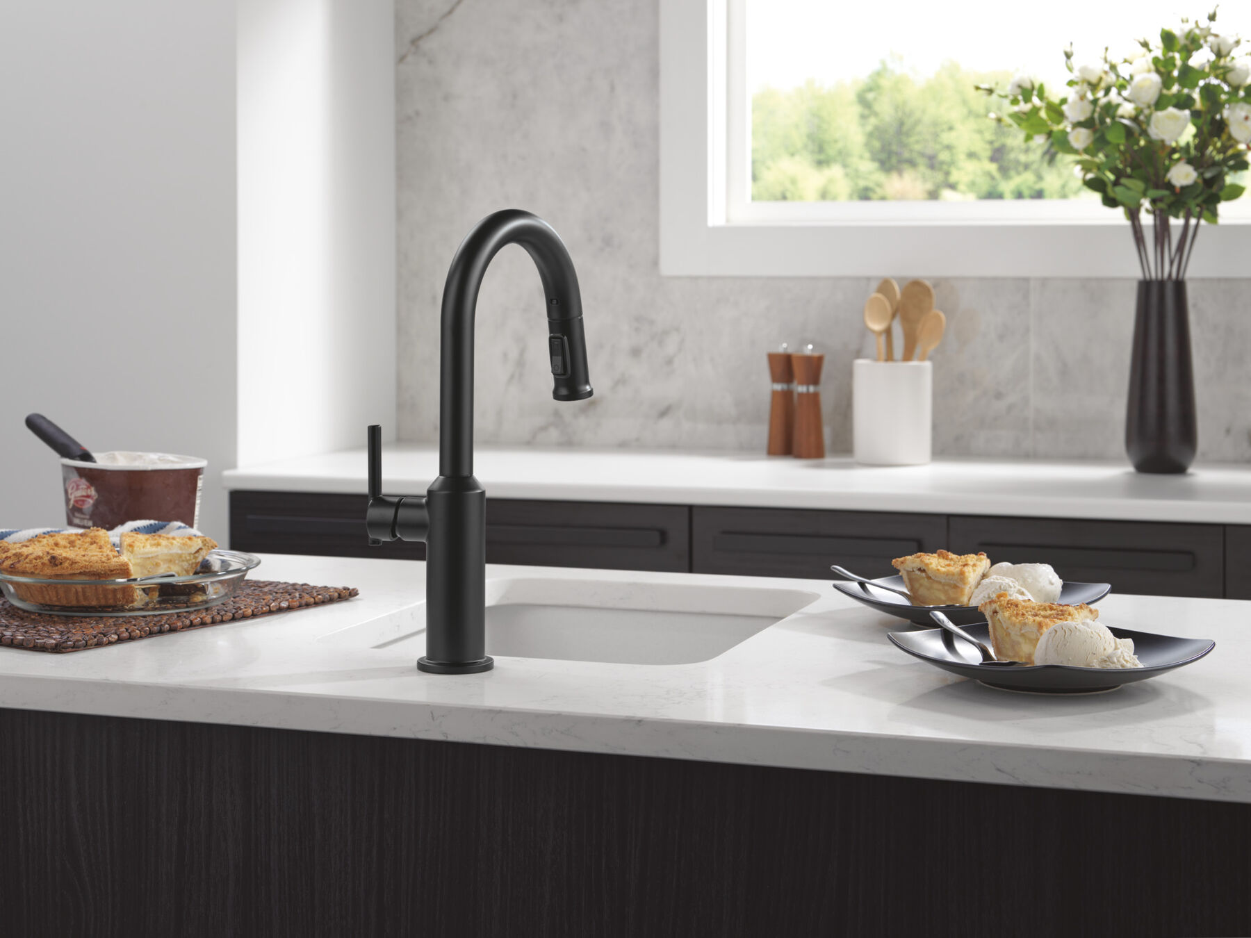 Single Handle Pull-Down Bar/Prep Faucet, image 8