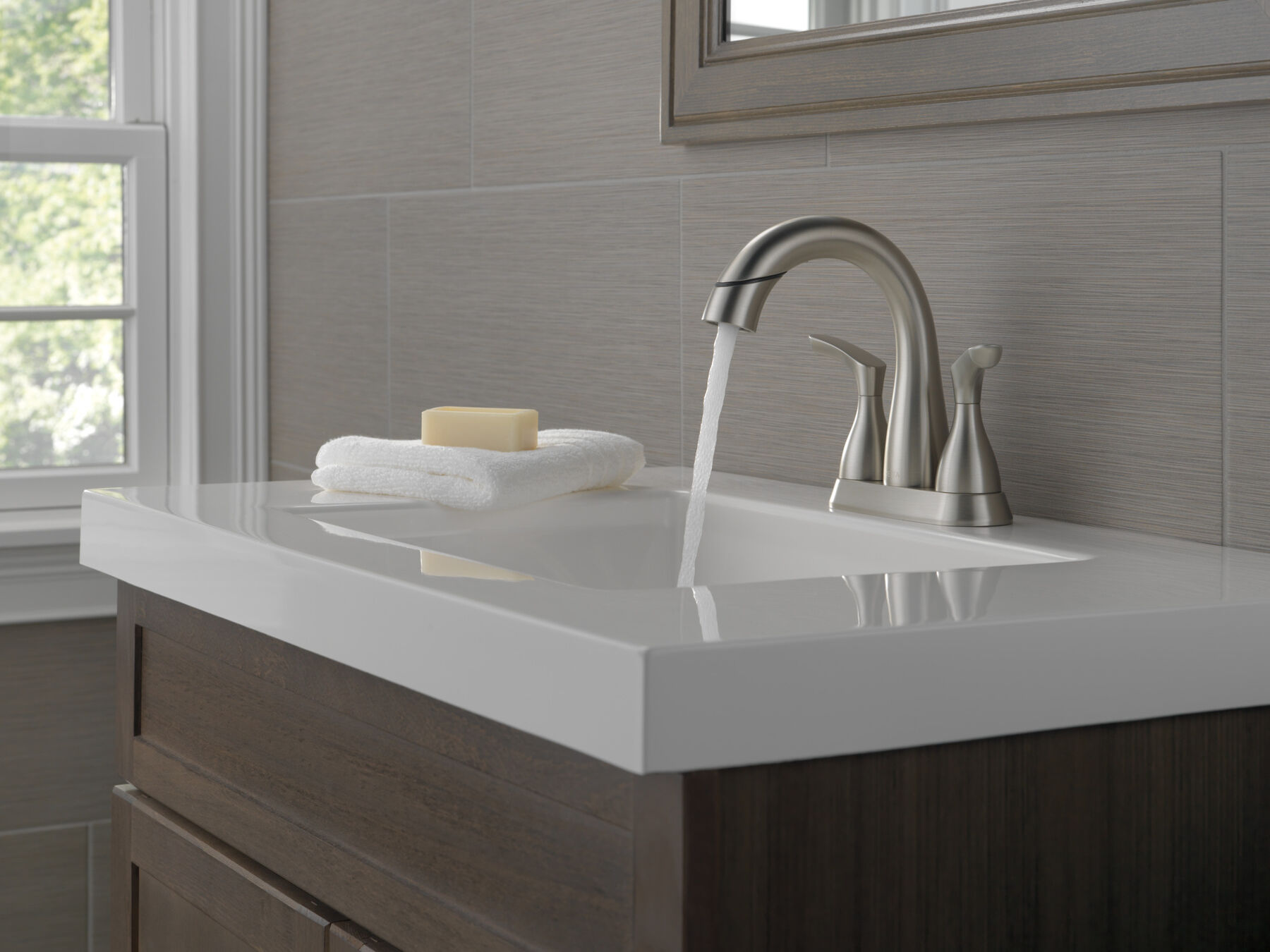 Two Handle Centerset Bathroom Faucet (Recertified), image 6