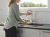 Single Handle Pull-Down Touch<sub>2</sub>O® Technology Kitchen Faucet with Touchless Technology