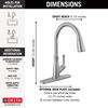 Single Handle Pull-Down Kitchen Faucet