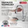 Touch<sub>2</sub>O&reg; Technology Kitchen Faucet with Touchless Technology