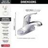 Single Handle Centerset Bathroom Faucet