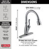VoiceIQ&reg; Single Handle Pull-Down Faucet with Touch<sub>2</sub>O&reg; Technology