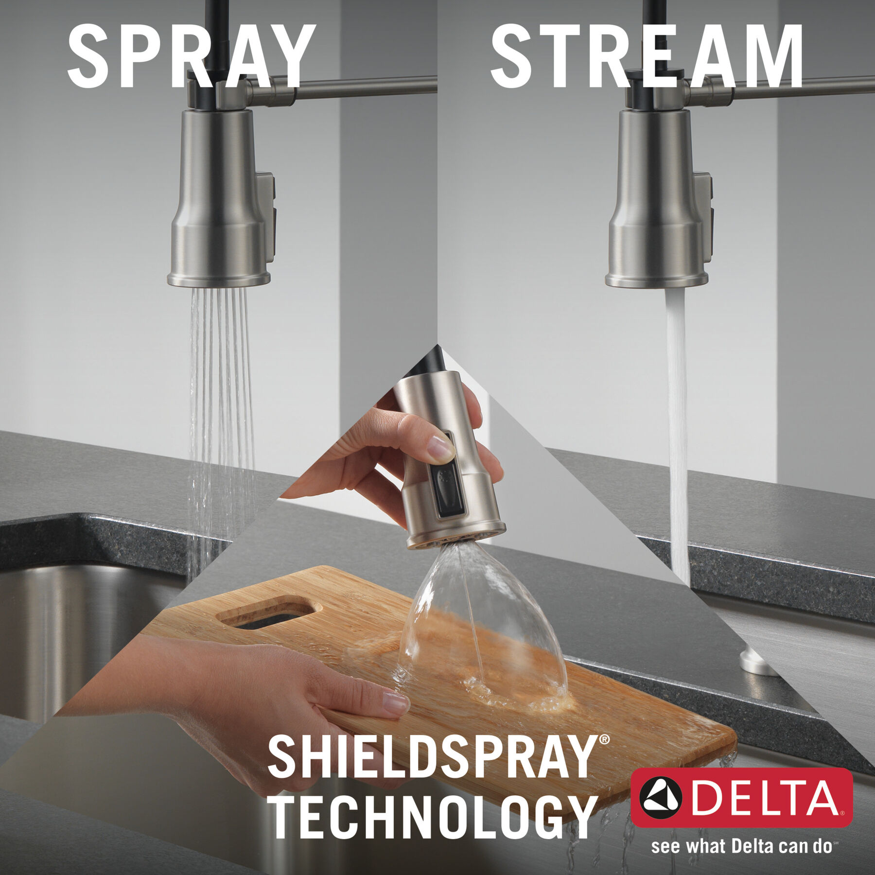 Single-Handle Pull-Down Spring Kitchen Faucet, image 8