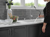 Single Handle Pull-Down Kitchen Faucet with Soap Dispenser and ShieldSpray Technology