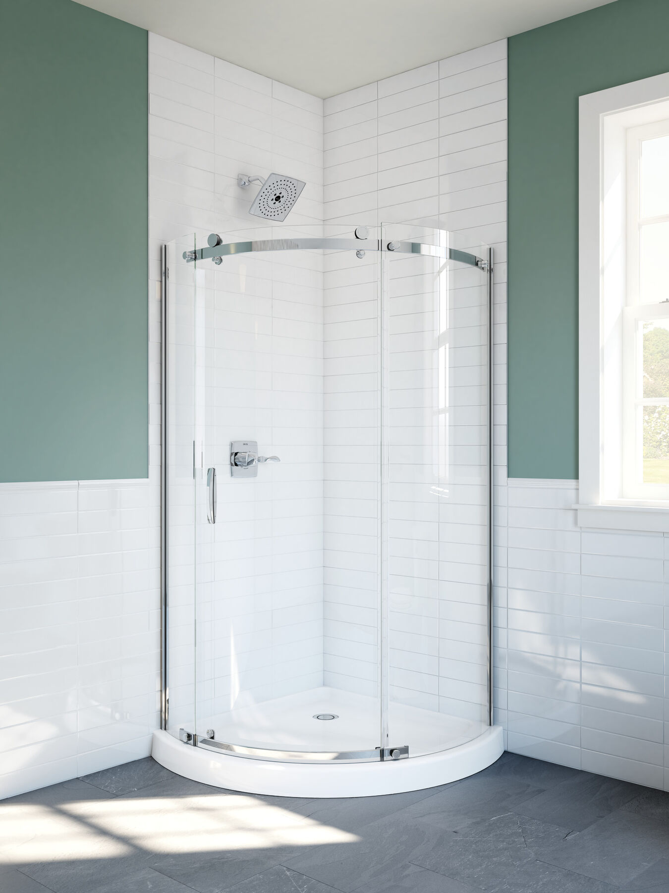 Round Corner Shower Enclosure, image 3