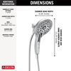 In2ition® H<sub>2</sub>Okinetic® 5-Setting Two-in-One Shower (Recertified)
