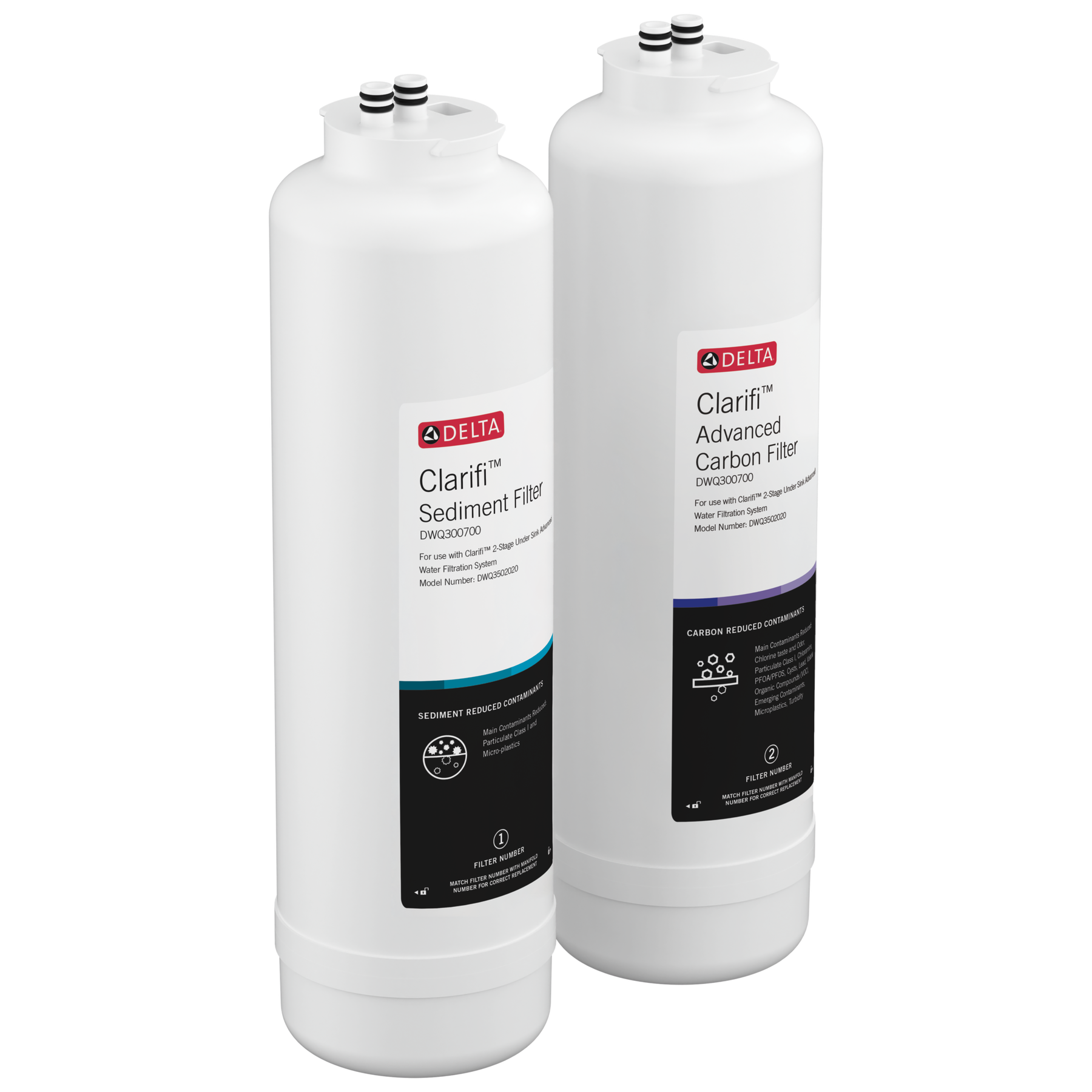 Sediment & Advanced Carbon Filter Replacement Pack