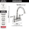 Two Handle Centerset Bathroom Faucet